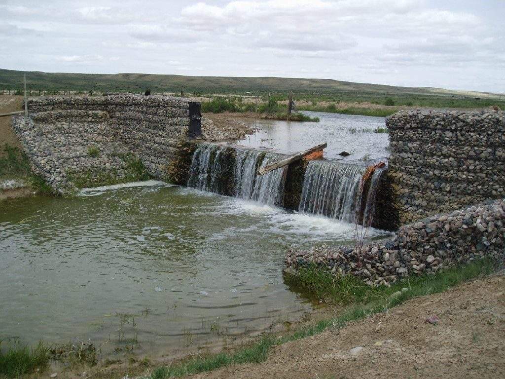 Gabion Compound Wall - Front View
