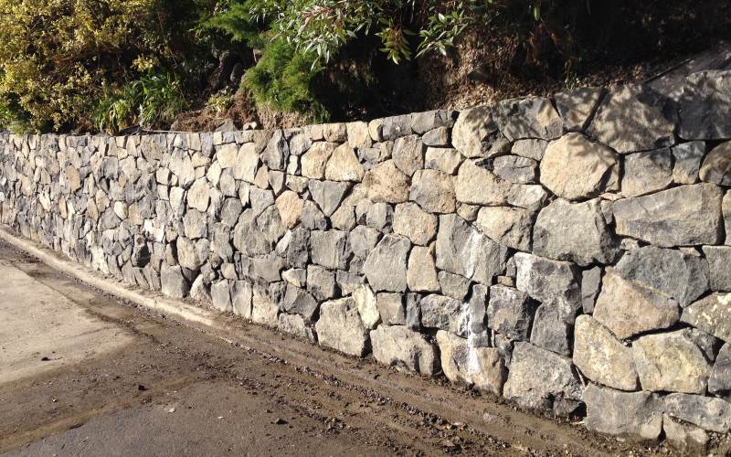 Gabion Wall - Long Boundary Line
